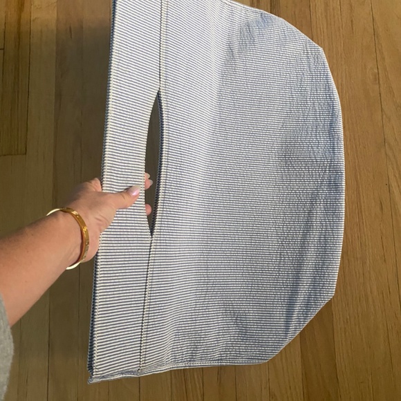 Mark & Graham Blue Striped Bag - Picture 4 of 9